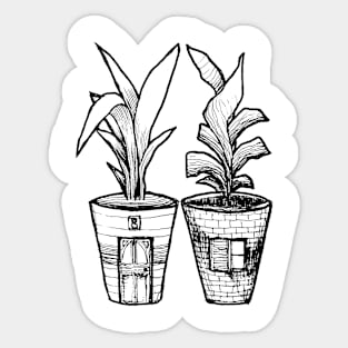 Home vase Sticker